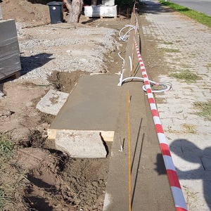 Zděný plot